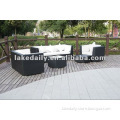 Outdoor furniture PE rattan sofa set